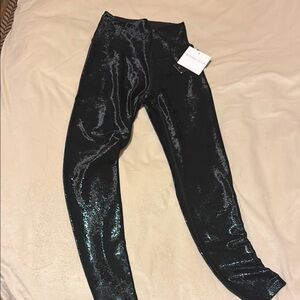 NWT Beyond Yoga Crushed Velvet Sparkle Leggings